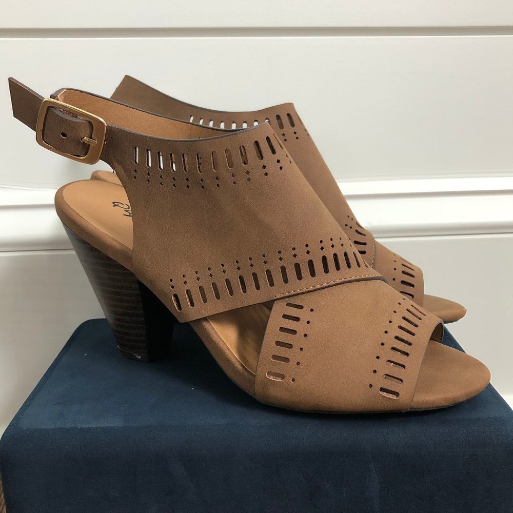 Qupid Brown Heels Womens 6.5